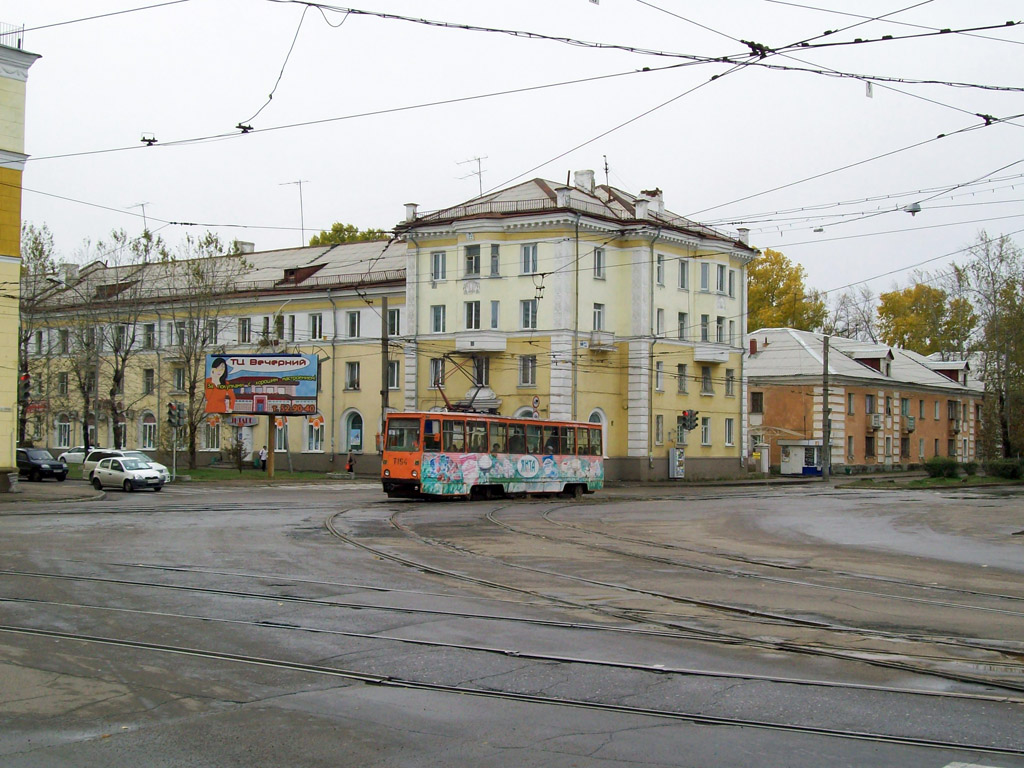 Ангарск, 71-605 (КТМ-5М3) № 154; Ангарск — Трамвайные линии и кольца