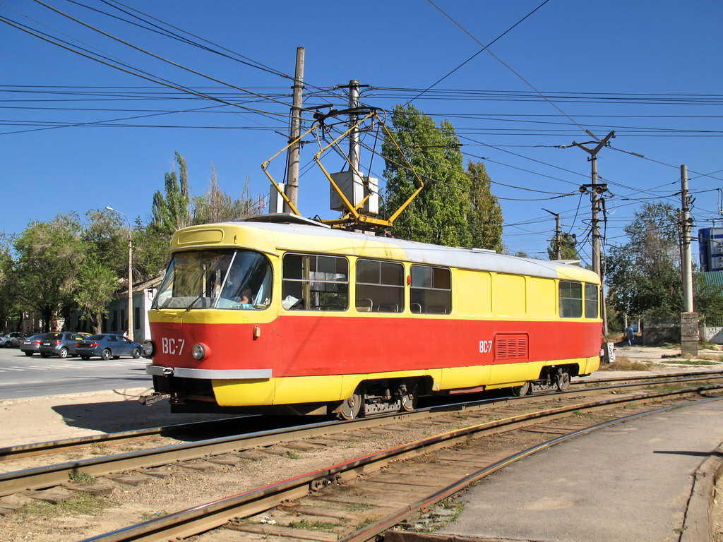 Волгоград, Tatra T3SU (двухдверная) № 7