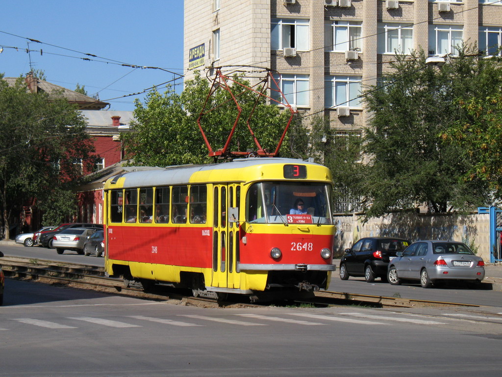 Волгоград, Tatra T3SU (двухдверная) № 2648