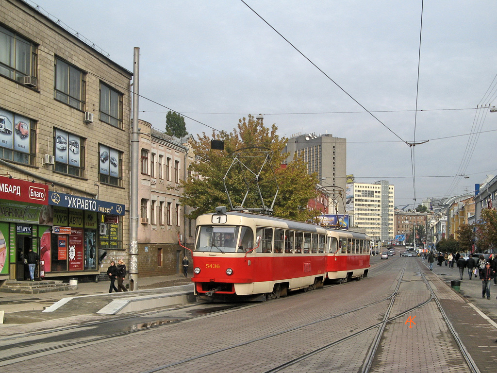 Киев, Tatra T3SU № 5436; Киев — Открытие скоростного трамвая 16.10.2010