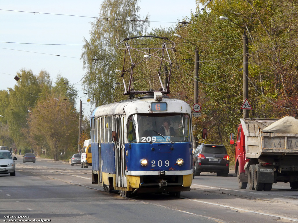 Тверь, Tatra T3SU № 209; Тверь — Трамвайные линии: Заволжский район