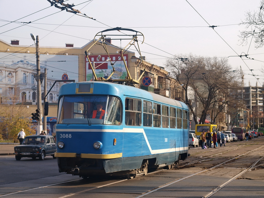 Одесса, Tatra T3R.P № 3088