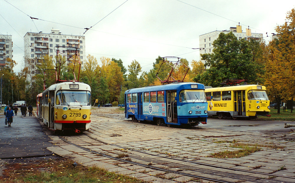 Москва, Tatra T3SU № 2799; Москва, Tatra T3SU № 2542