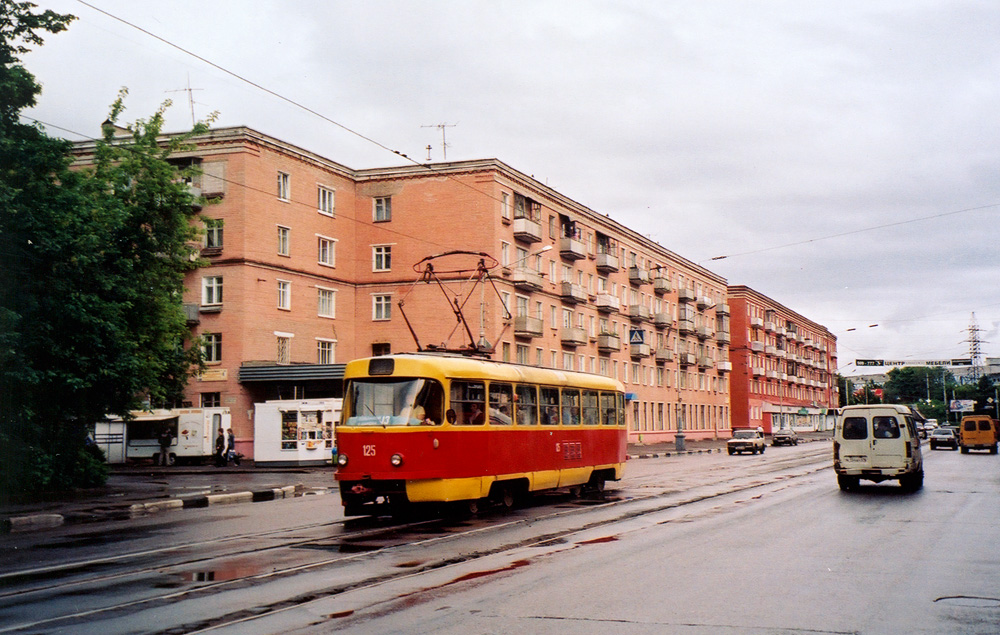 Тверь, Tatra T3SU № 125; Тверь — Тверской трамвай в начале 2000-х гг. (2002 — 2006 гг.); Тверь — Трамвайные линии: Пролетарский район