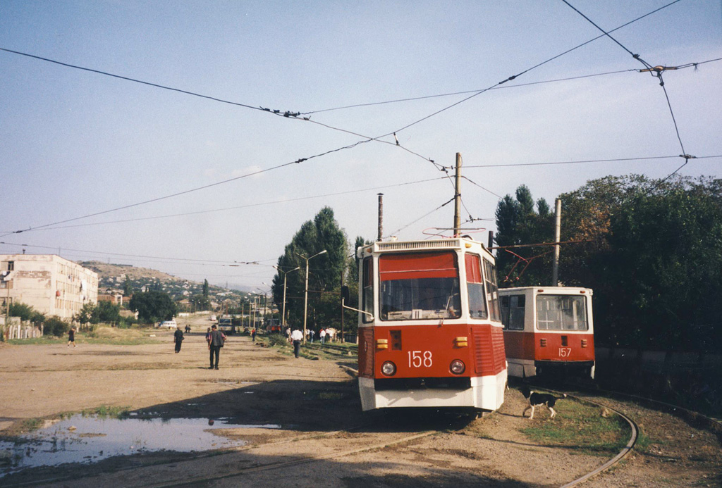 Тбилиси, 71-605 (КТМ-5М3) № 158; Тбилиси, 71-605 (КТМ-5М3) № 157