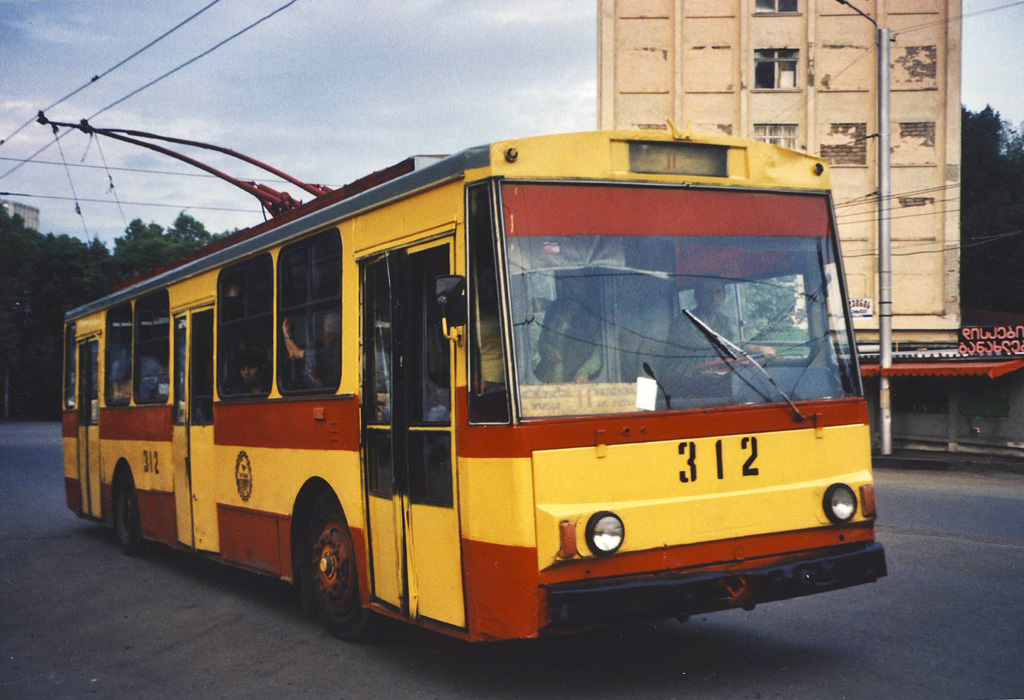 Тбилиси, Škoda 14Tr02 № 312