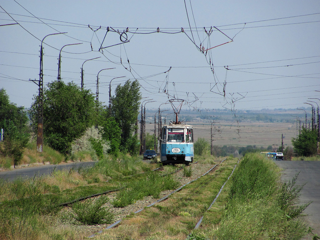 Орск, 71-605 (КТМ-5М3) № 286; Орск — Трамвайные линии и кольца