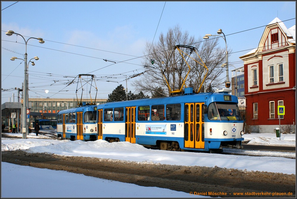Острава, Tatra T3G № 982