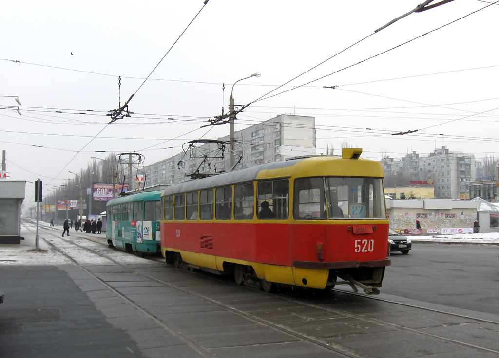 Харьков, Tatra T3SU № 520