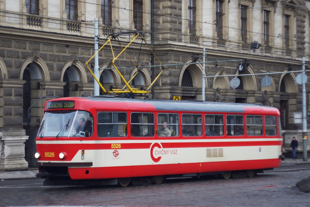 Прага, Tatra T3R.P № 5526