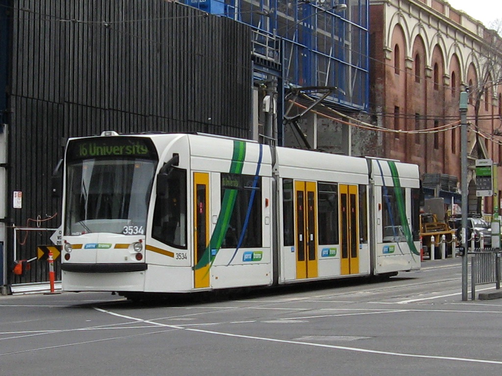Мельбурн, Siemens Combino D1 Class № 3534