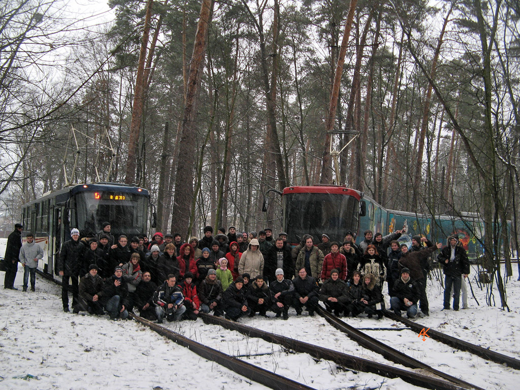 Киев — Покатушки 12.02.2011 на вагонах К1 и К1М8