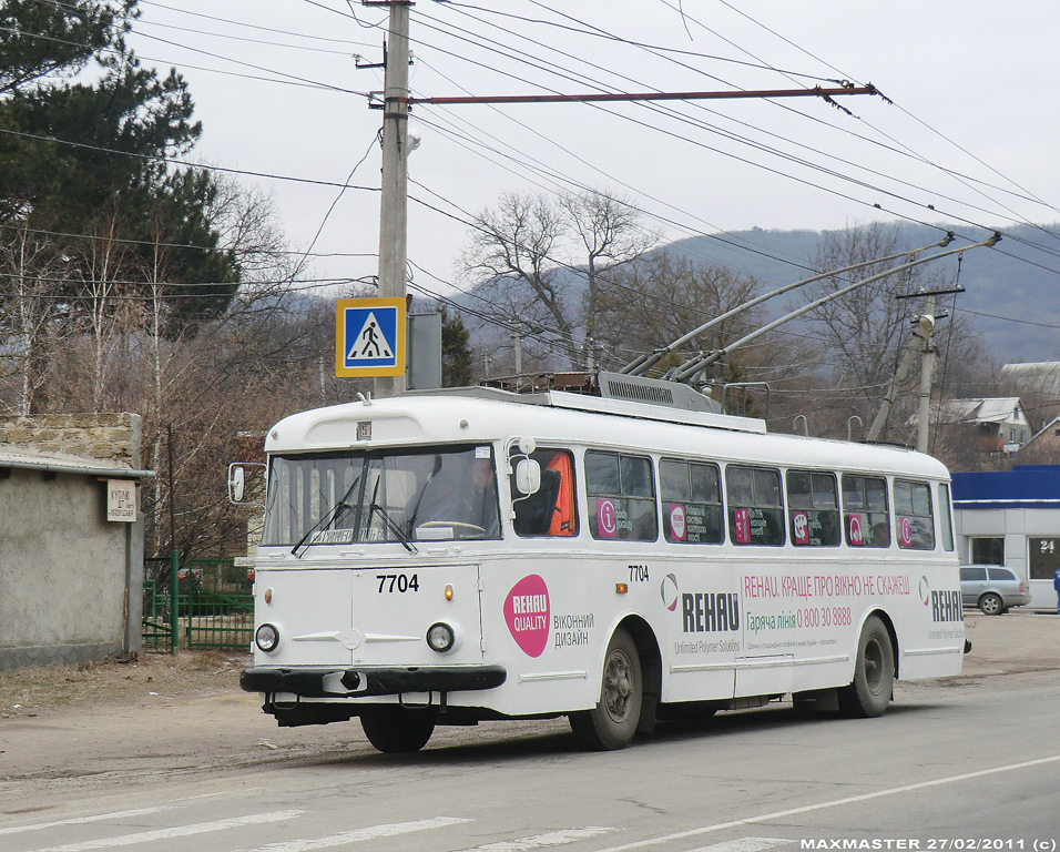 Крымский троллейбус, Škoda 9TrH27 № 7704