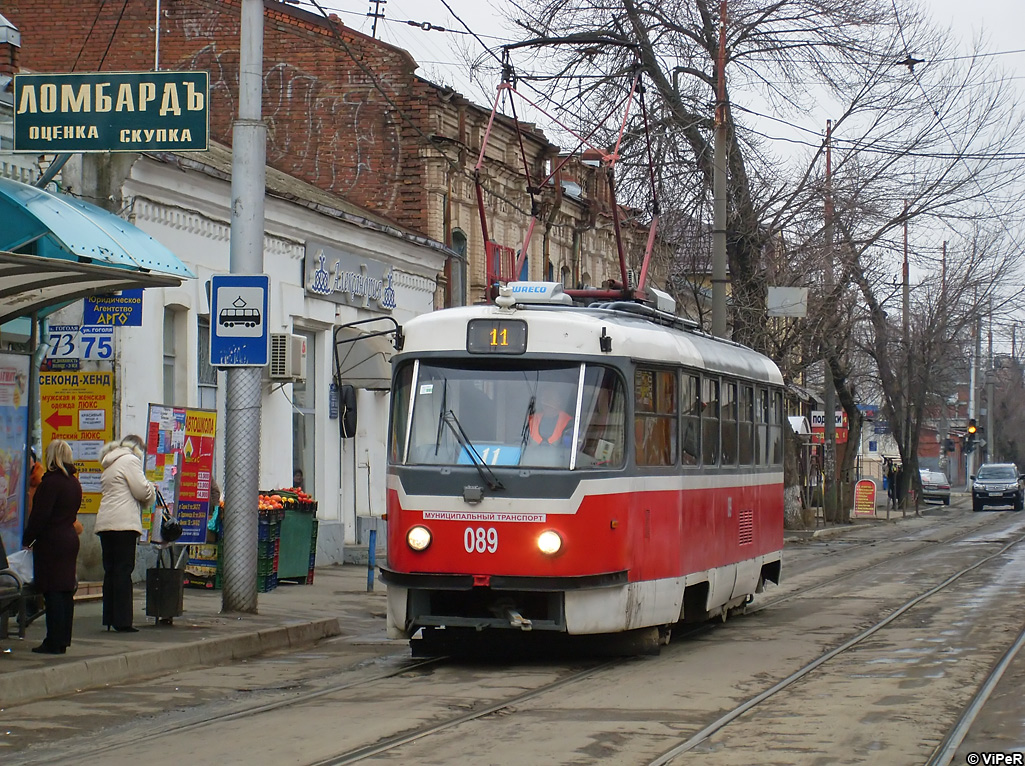 Краснодар, Tatra T3SU КВР ТРЗ № 089