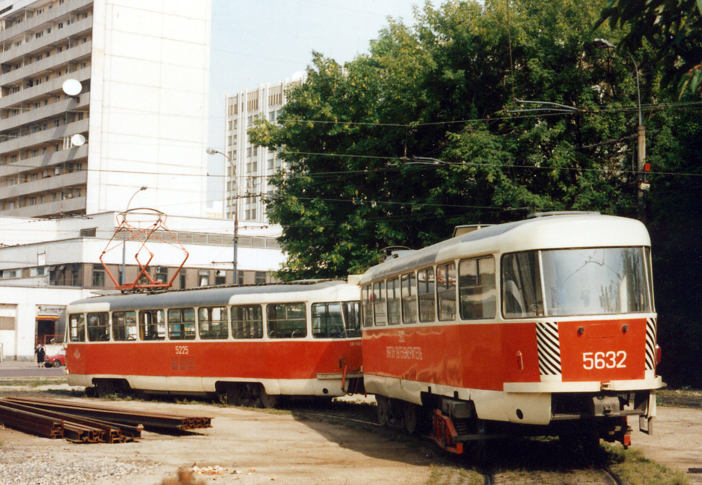 Москва, Tatra T3SU № 5632