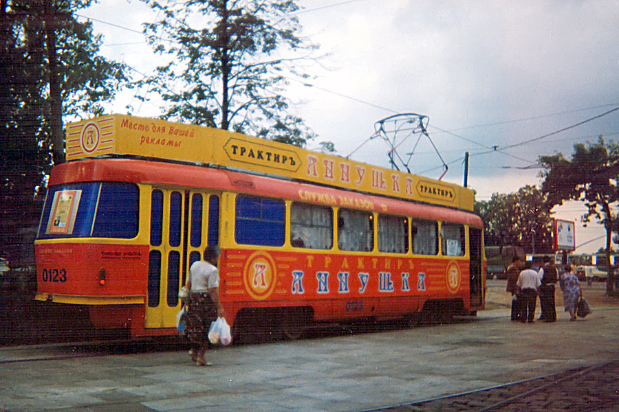 Москва, Tatra T3SU (двухдверная) № 0123