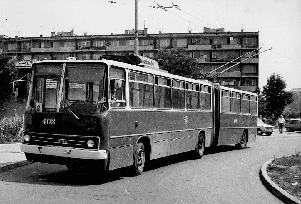 София, Ikarus 280T № 403; София — Исторически снимки — Тролейбуси (1941–1989)