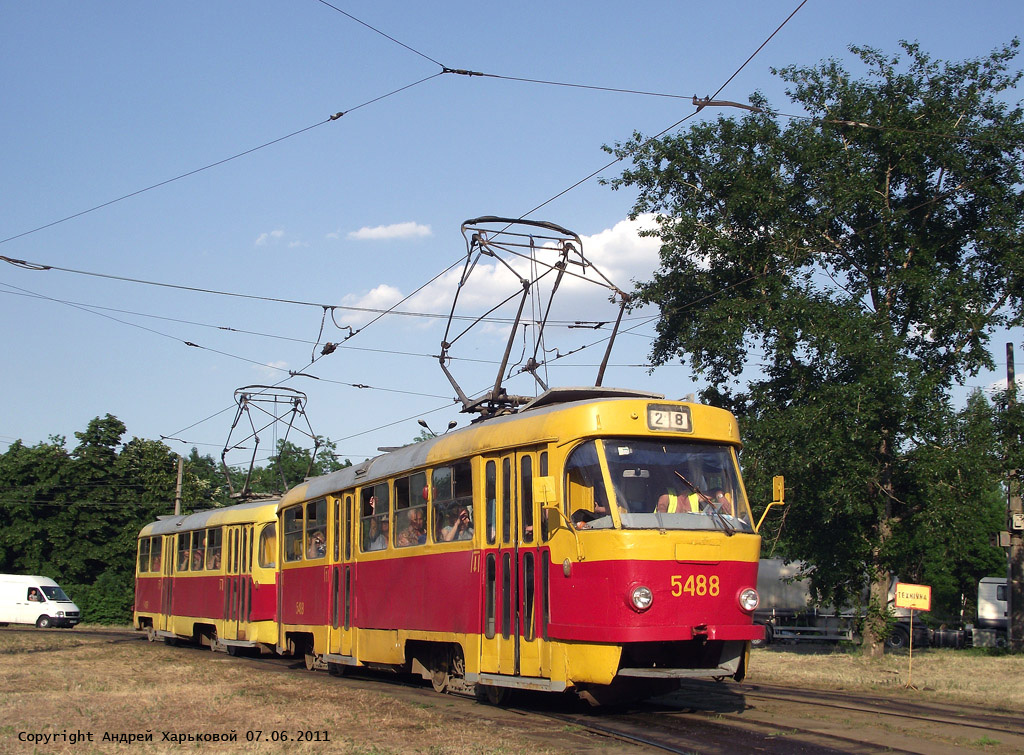 Киев, Tatra T3SU № 5488