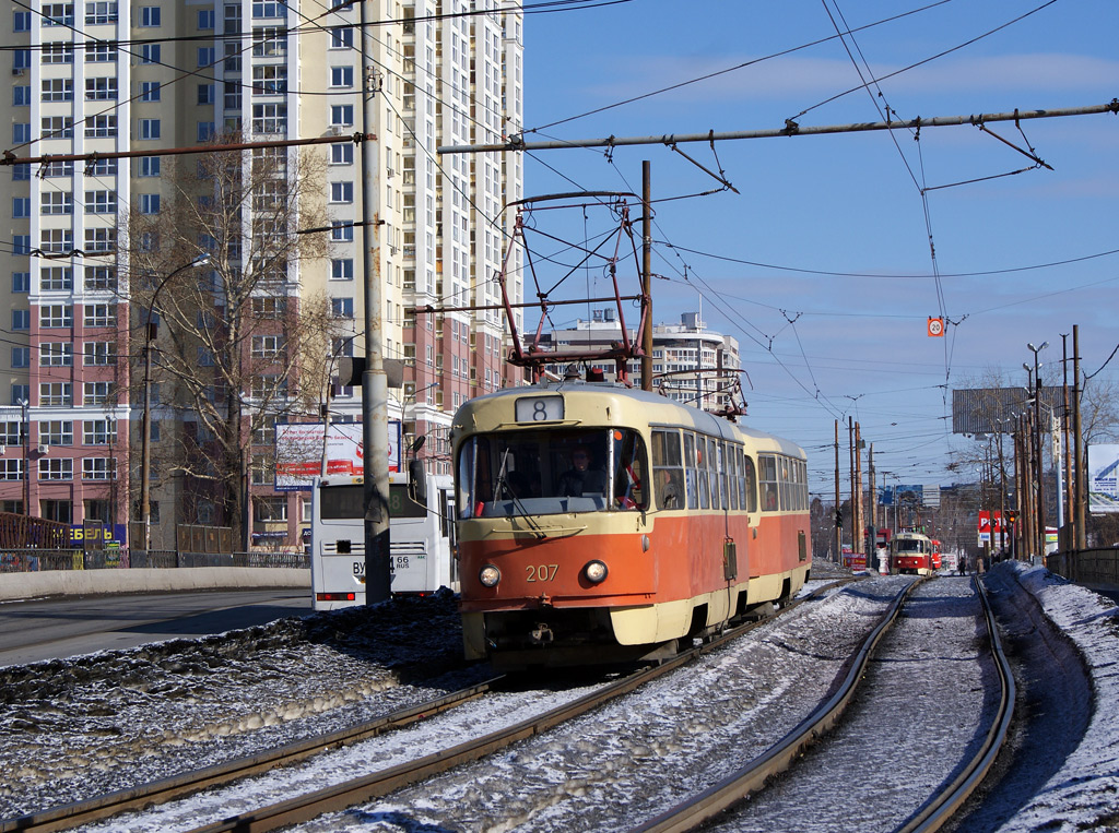 Екатеринбург, Tatra T3SU № 207