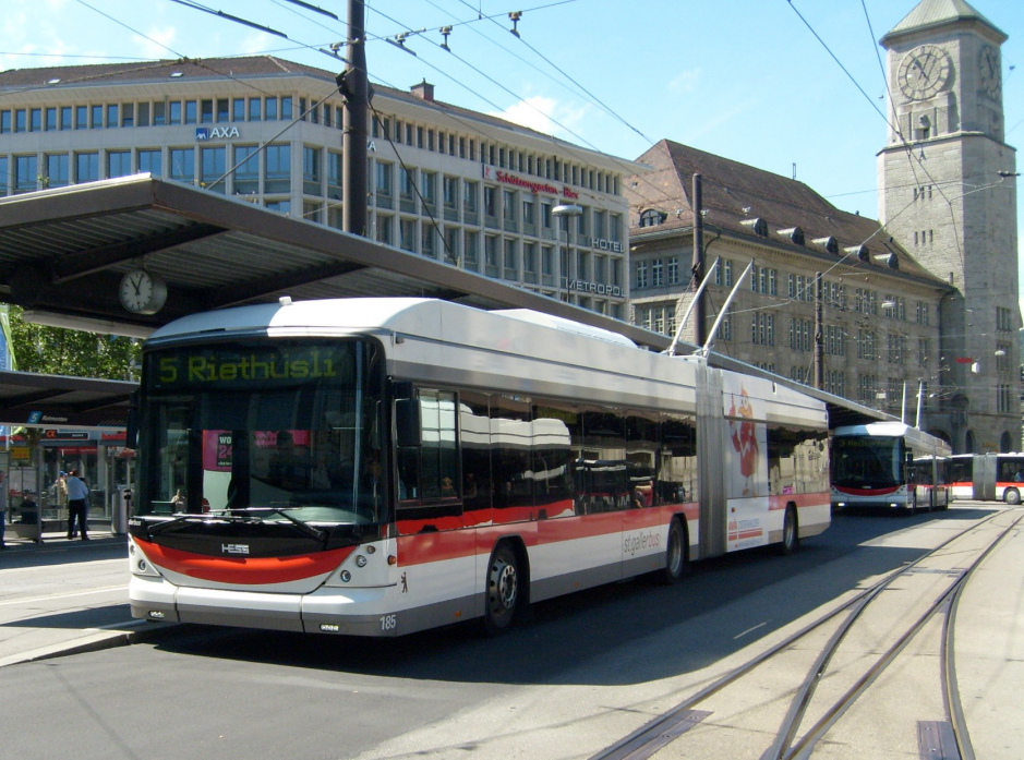 Санкт-Галлен, Hess SwissTrolley 3 (BGT-N2C) № 185