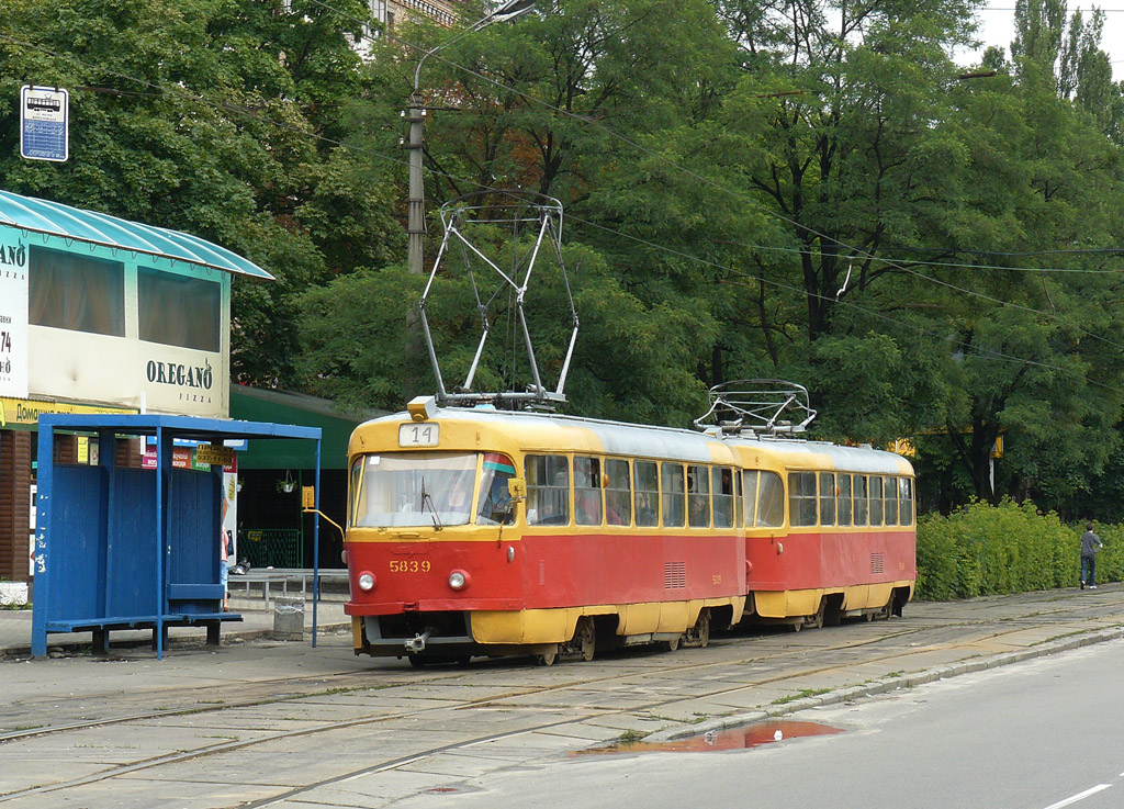Киев, Tatra T3SU № 5839