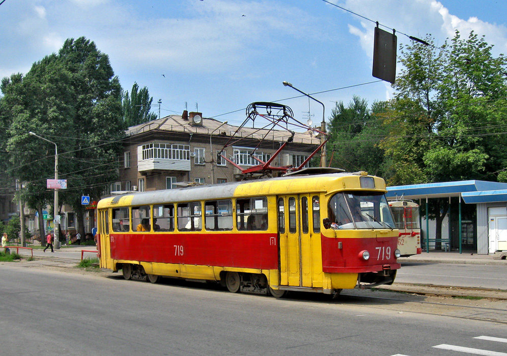 Запорожье, Tatra T3SU (двухдверная) № 719