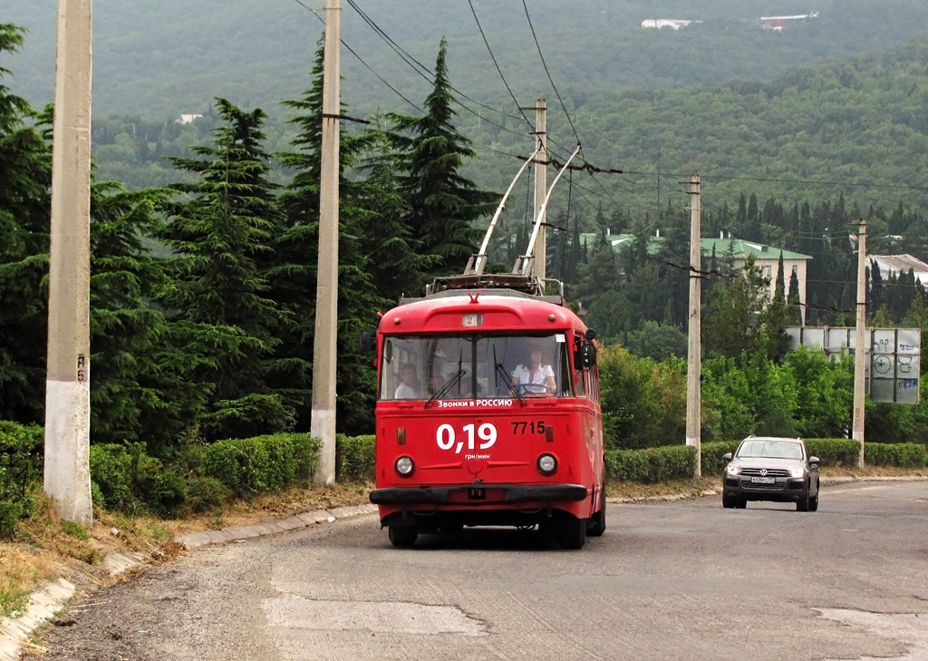 Крымский троллейбус, Škoda 9TrH27 № 7715