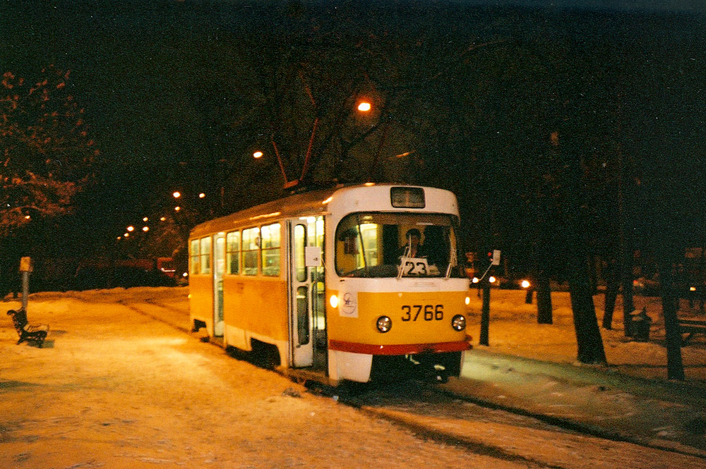 Москва, Tatra T3SU № 3766