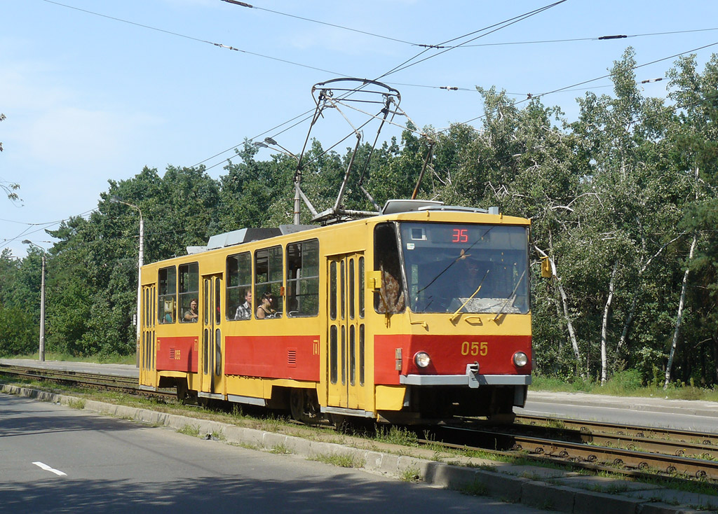 Киев, Tatra T6B5SU № 055