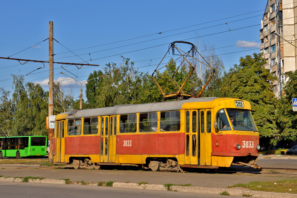 Харьков, Tatra T3SU № 3033