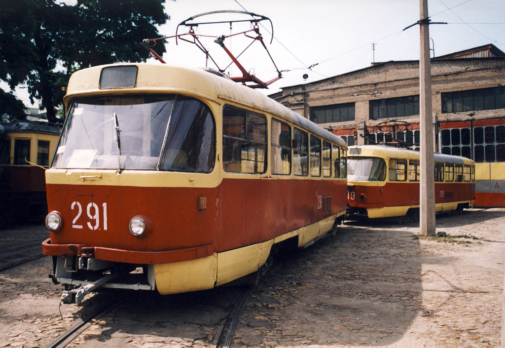 Запорожье, Tatra T3SU (двухдверная) № 291; Запорожье, Tatra T3SU (двухдверная) № 319