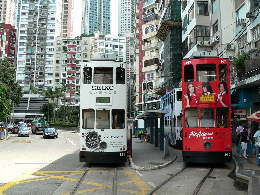 Гонконг, Hong Kong Tramways VI № 141; Гонконг, Hong Kong Tramways VI № 147