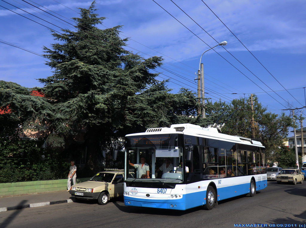Крымский троллейбус, Богдан Т70115 № 8407