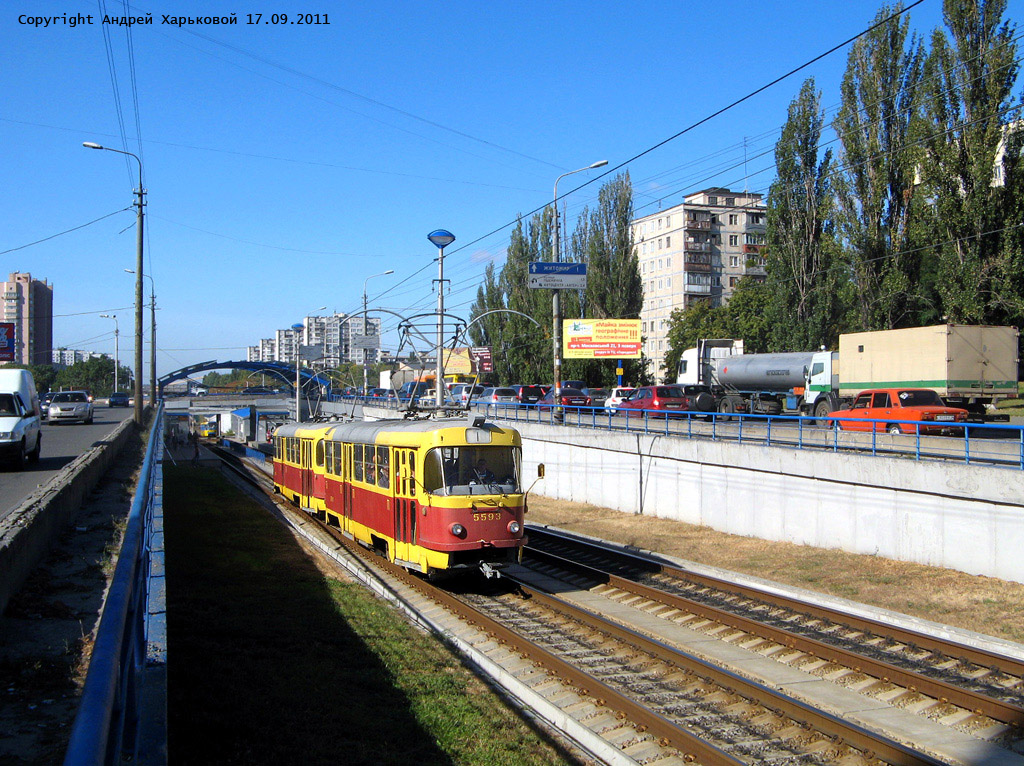 Киев, Tatra T3SU № 5593