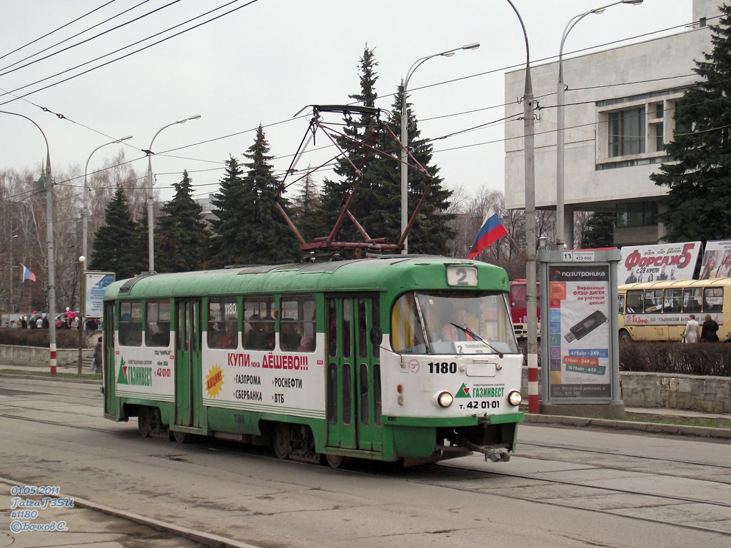 Ульяновск, Tatra T3SU № 1180