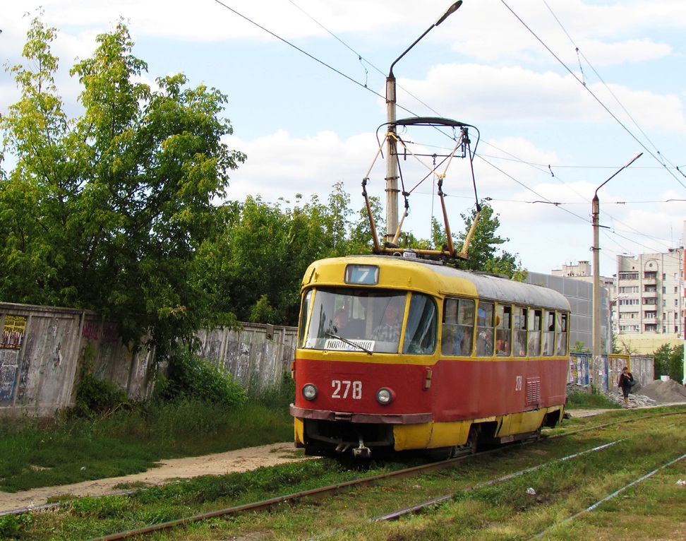 Харьков, Tatra T3SU (двухдверная) № 278