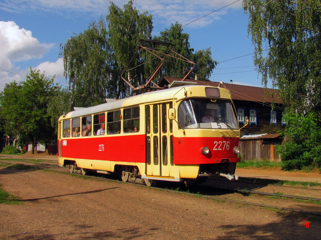 Ижевск, Tatra T3SU (двухдверная) № 2276