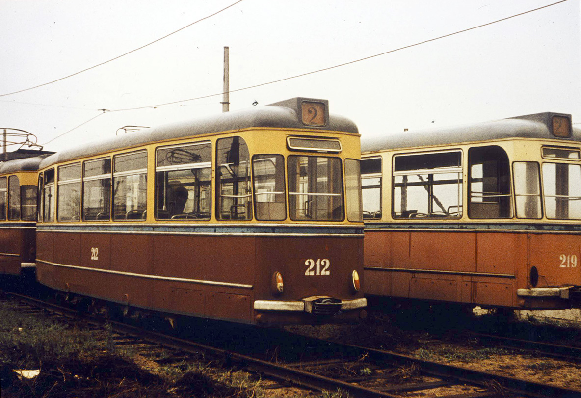 Волжский, Gotha B2-62 № 212; Волжский, Gotha B2-62 № 219; Волжский — Трамвайное депо