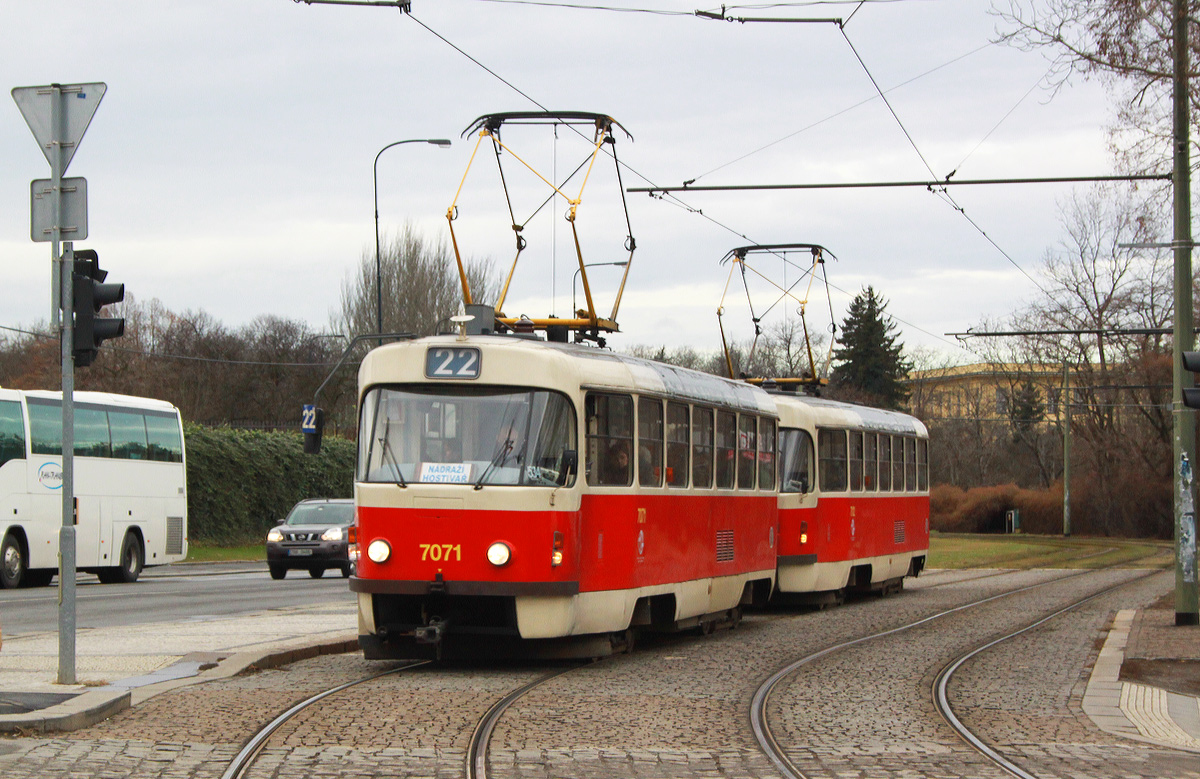 Прага, Tatra T3SUCS № 7071