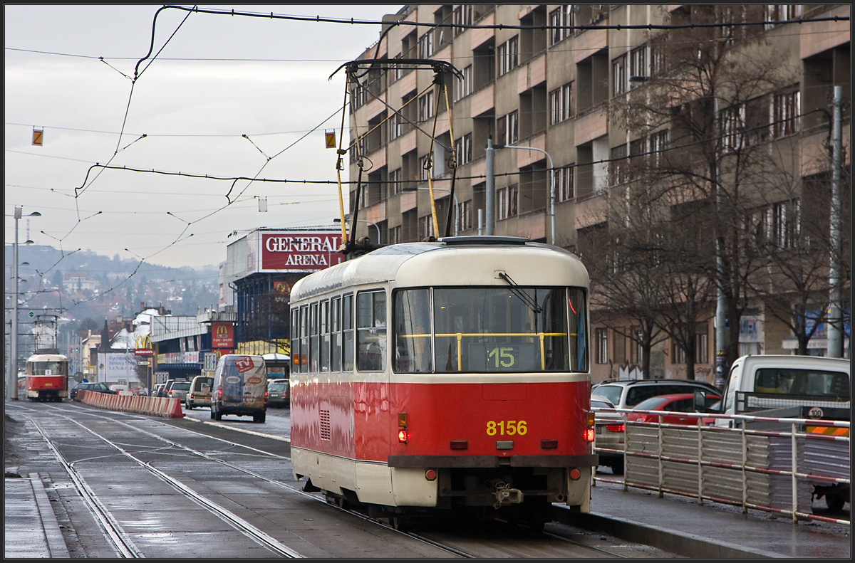 Прага, Tatra T3R.PV № 8156