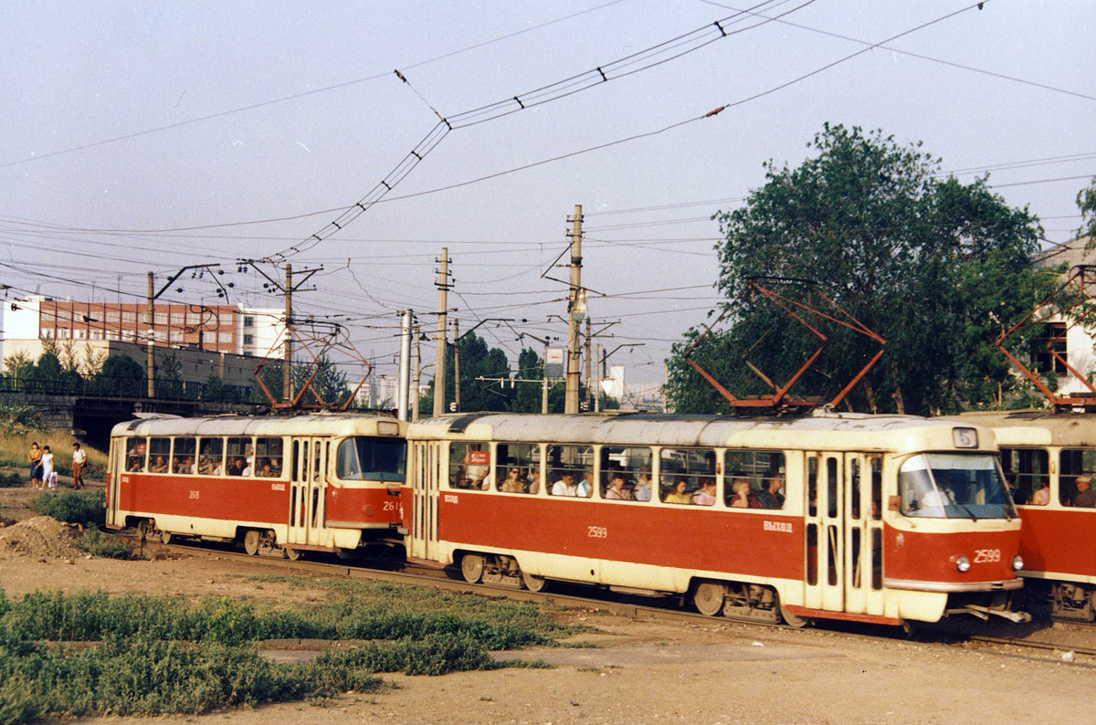 Волгоград, Tatra T3SU (двухдверная) № 2599; Волгоград, Tatra T3SU (двухдверная) № 2619
