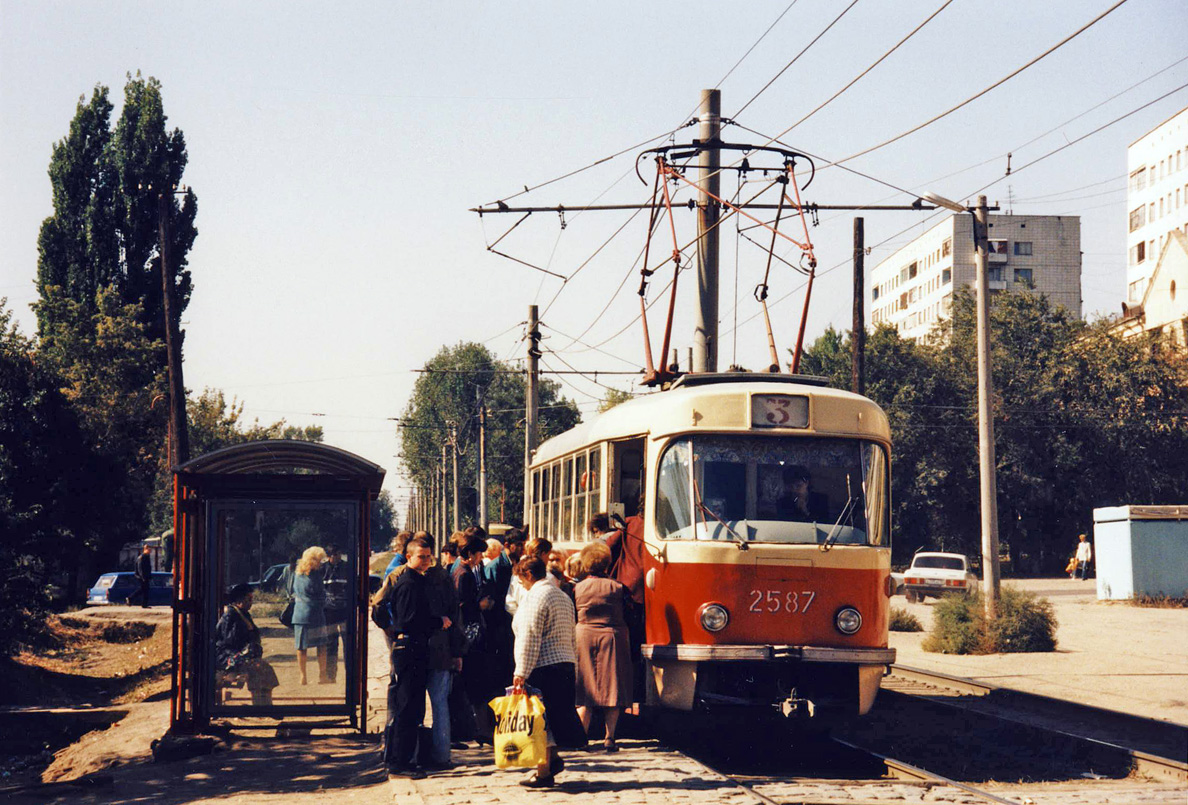 Волгоград, Tatra T3SU (двухдверная) № 2587