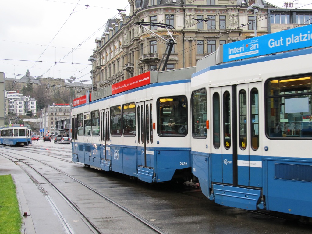 Цюрих, SWP/SIG/ABB Be 2/4 "Tram 2000 Pony" № 2432