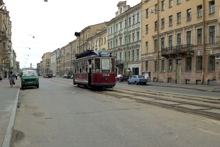 Санкт-Петербург, Двухосный моторный вагон № 1028