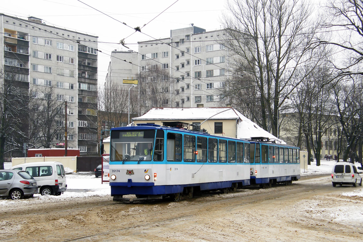 Рига, Tatra T3MR (T6B5-R) № 35174