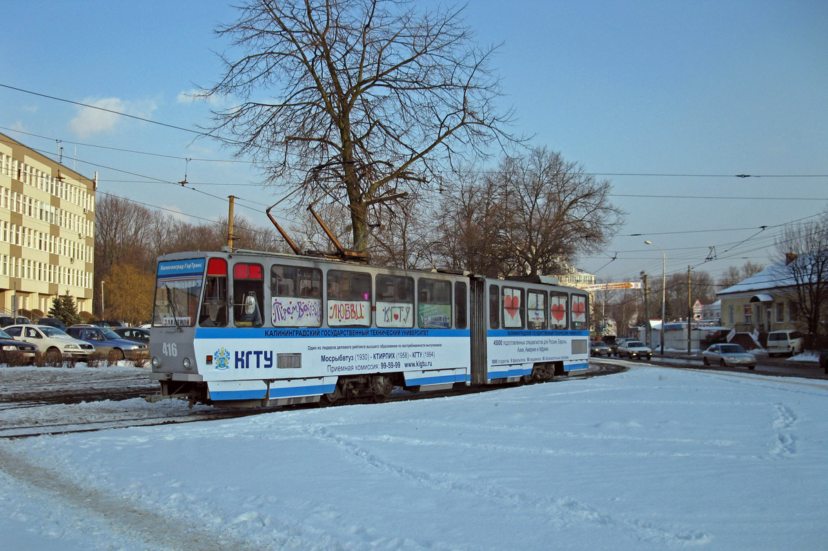 Калининград, Tatra KT4SU № 416