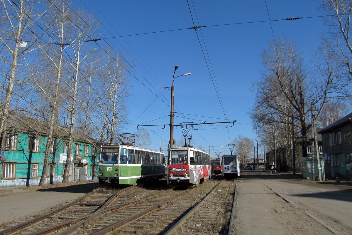 Иркутск, 71-605 (КТМ-5М3) № 160; Иркутск, 71-605А № 203