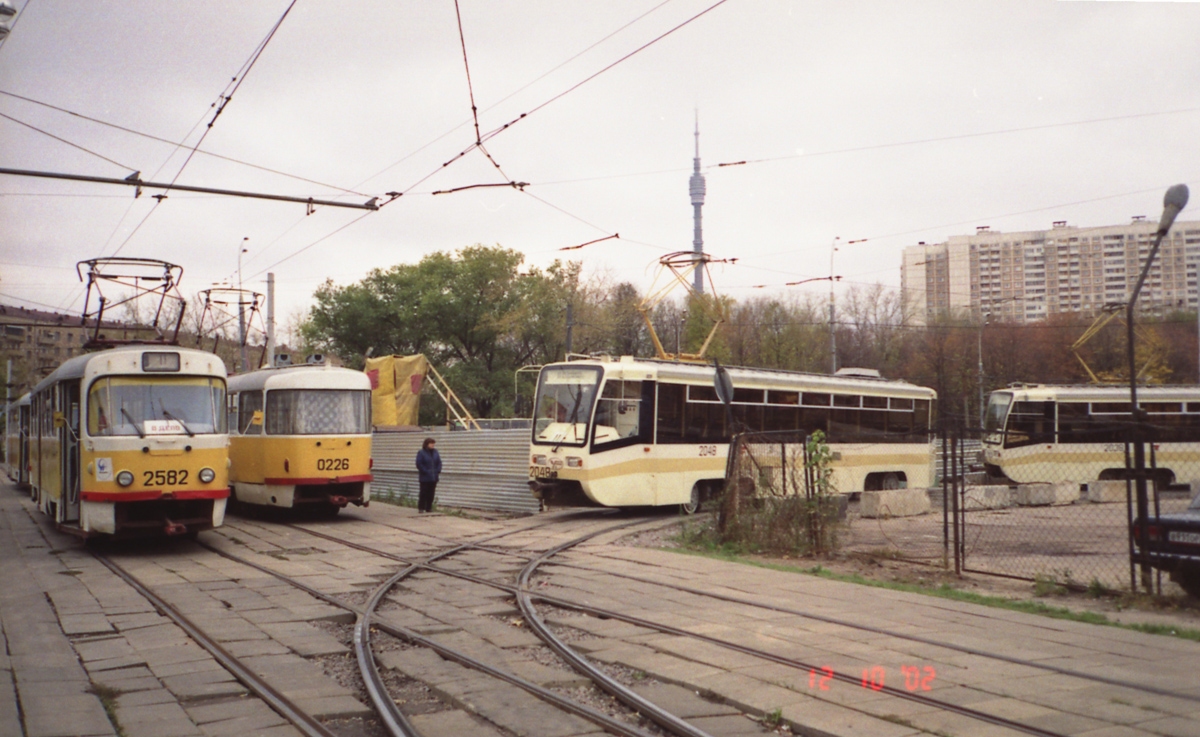 Москва, Tatra T3SU № 2582; Москва — Конечные станции и кольца
