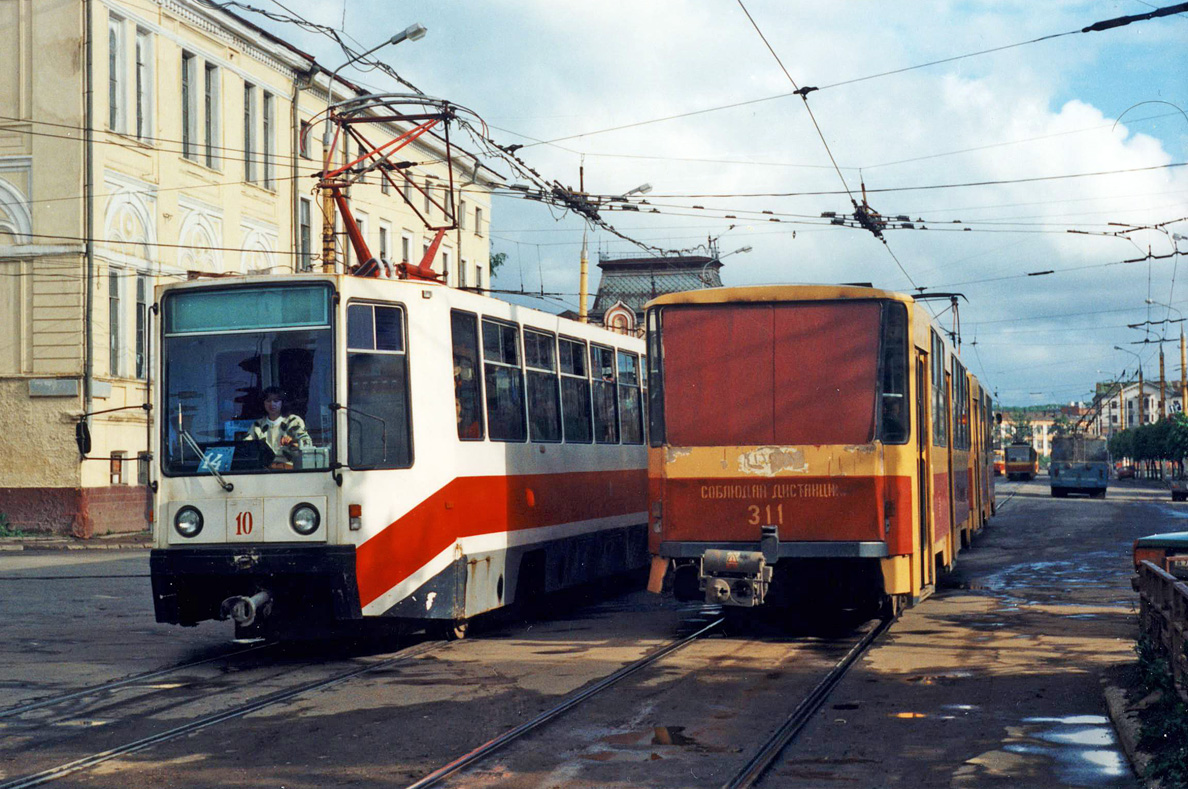 Тула, 71-608К № 10; Тула, Tatra T6B5SU № 311
