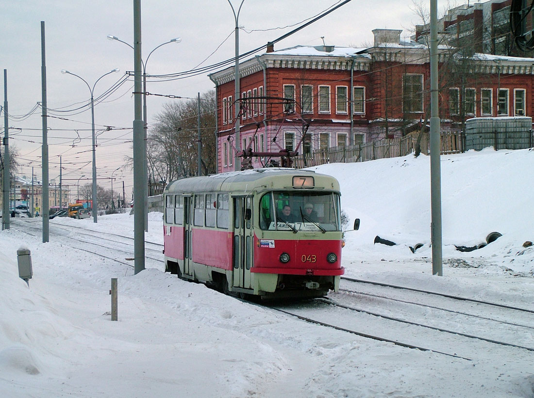 Екатеринбург, Tatra T3SU (двухдверная) № 043